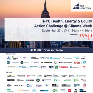 Cover Image for AEG NYC Health, Energy & Equity Action Challenge @ Climate Week NYC