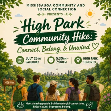 Cover Image for High Park Community Hike: Connect, Belong, & Unwind