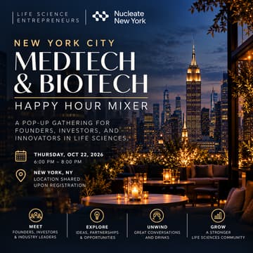 Cover Image for LSE NYC Pop-Up | MedTech & BioTech Happy Hour