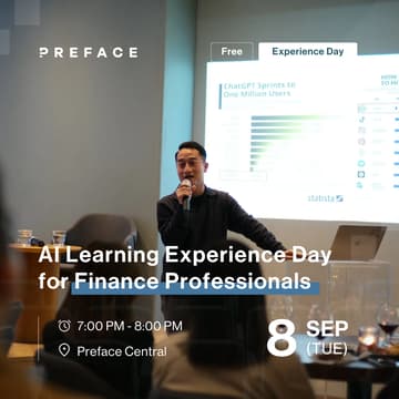 Cover Image for AI Learning Experience Day for Finance Professionals