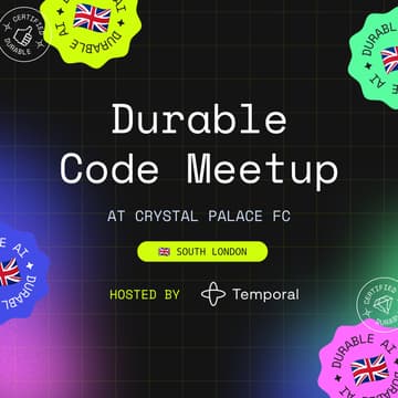 Cover Image for Durable Code Meetup - London