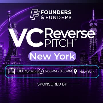 Cover Image for Founders & Funders: NYC VC Reverse Pitch