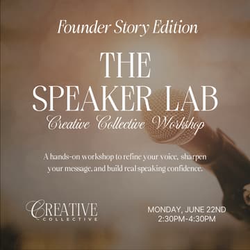 Cover Image for The Speaker Lab | Workshop (Founder Story Edition)