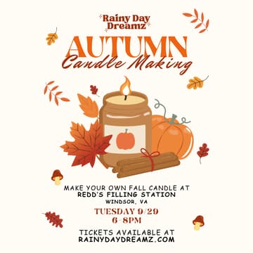 Cover Image for Autumn Candle Making at Redd's