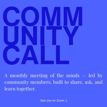 Cover Image for Community Call: End of Year Reset, Refresh, & Rebrand