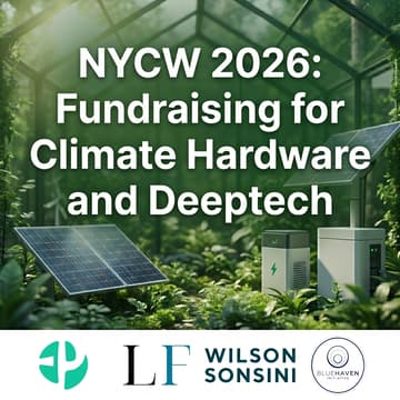 Cover Image for NYCW 2026: Fundraising for Climate Hardware and Deeptech