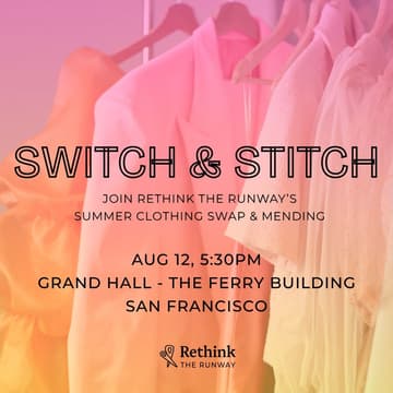 Cover Image for Switch & Stitch: A Rethink The Runway Clothing Swap Market and Mending Counter