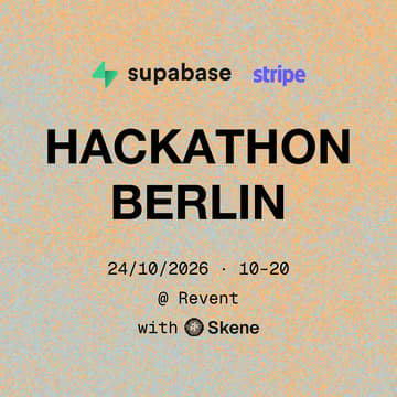 Cover Image for Stripe x Supabase: AI Payments for the Real Economy Hack