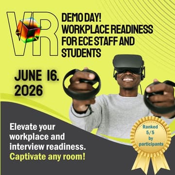 Cover Image for VR Demo Day! Workplace Readiness for ECE Training