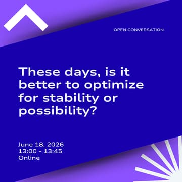 Cover Image for UPWARD Conversation: Life Optimization