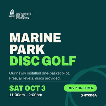 Cover Image for Disc Golf at Marine Park: Putting and a 9 Hole Loop