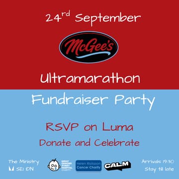 Cover Image for McGee's Ultra Fundraiser