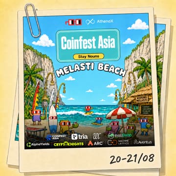 Cover Image for Nouns ⌐◨-◨ × AthenaX @ Coinfest Asia 2026