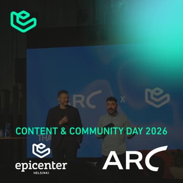 Cover Image for CONTENT & COMMUNITY DAY 2026 | ARC STUDIO x EPICENTER HELSINKI