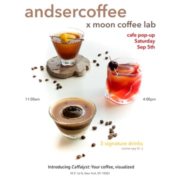 Cover Image for andsercoffee x moon coffee lab cafe pop-up