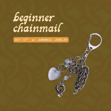 Cover Image for Beginner Chainmail with Junk Mail Jewelry