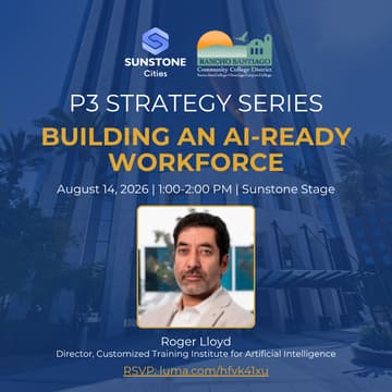 Cover Image for P3 Strategy Series feat. Roger Lloyd, Director, Customized Training Institute for Artificial Intelligence