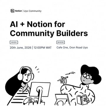 Cover Image for AI + Notion for Community Builders