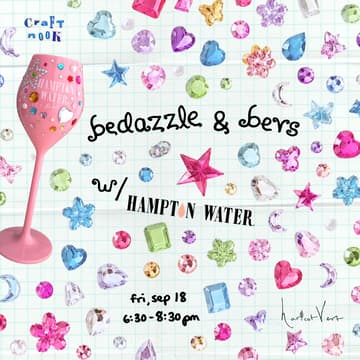 Cover Image for bedazzle & bevs w/ @hamptonwater