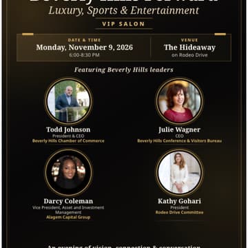 Cover Image for Beverly Hills Forward: Luxury, Sports & Entertainment VIP Salon