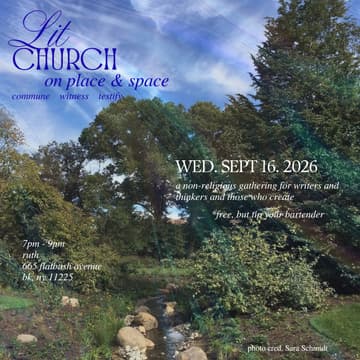 Cover Image for LitChurch: on place/space