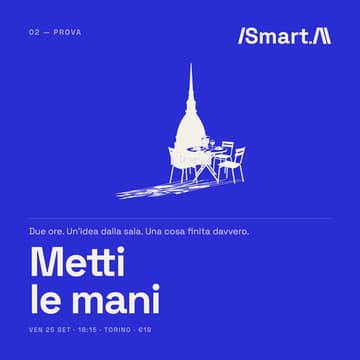 Cover Image for SmartAI: Metti le mani sull'AI — due ore, qualche idea, un deliverable
