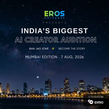 Cover Image for Eros x Cinic : India’s Biggest AI Creator Audition