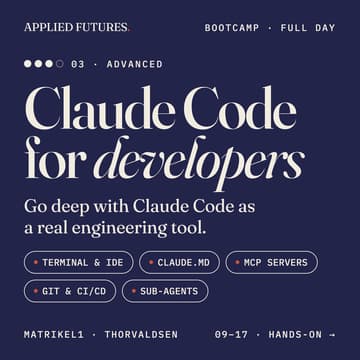 Cover Image for Bootcamp | Claude Code for Developers