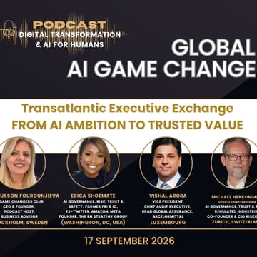 Cover Image for AI Game Changers Club | FROM AI AMBITION TO TRUSTED VALUE | Global Edition (Virtual)