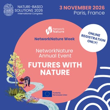 Cover Image for NetworkNature Week at NbS Congress | NetworkNature Annual Event - Online participation