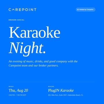 Cover Image for Karaoke Night with Carepoint