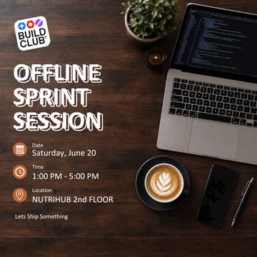 Cover Image for Offline Sprint Session - Build Club Tangerang