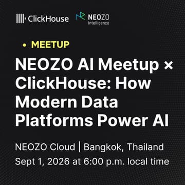 Cover Image for NEOZO AI Meetup × ClickHouse: How Modern Data Platforms Power AI