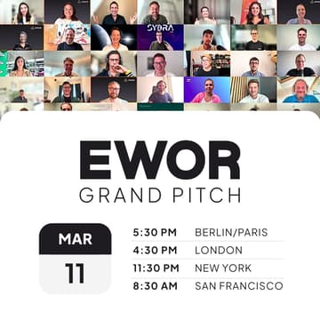 Cover Image for EWOR Grand Pitch on Zoom