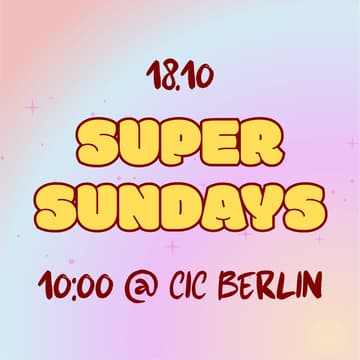 Cover Image for ✨ SUPER SUNDAYS ✨