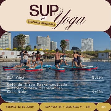 Cover Image for SUP Yoga, Ocean & Cowork — A Morning at Casa Nida