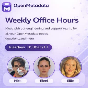 Cover Image for OpenMetadata Office Hours