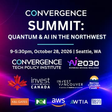 Cover Image for Convergence Summit: Quantum & AI in the Northwest