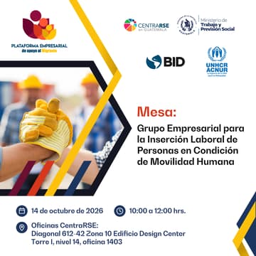 Cover Image for Presentación Grupo Empresarial para la Inserción Laboral de Personas en Condición de Movilidad Humana 2026