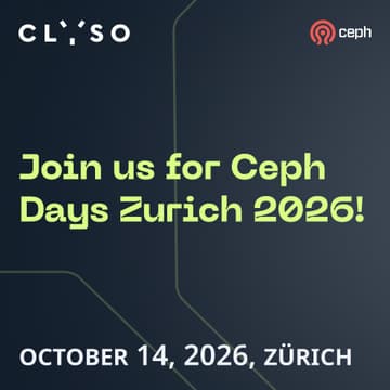 Cover Image for Ceph Day Zurich 2026 🇨🇭