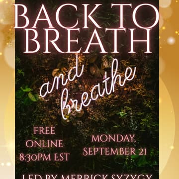 Cover Image for Back to Breath with SYZYGY