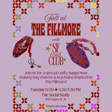 Cover Image for Fall at The Fillmore with SF Craft Club!