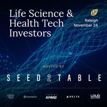 Cover Image for Seed2Table – Pitch+Dinner for Life Science & Health Tech Investors