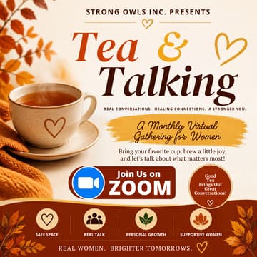 Cover Image for Zoom | Tea & Talking | “Letting Go to Grow”