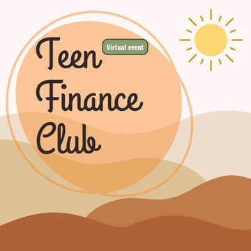 Cover Image for TFC November 2026 - Earning & Entrepreneurship - Making Money as a Teen