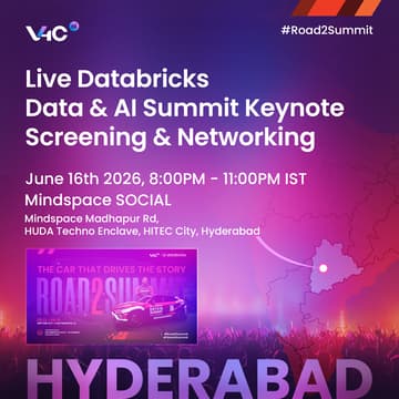 Cover Image for V4C Watch Party [Hyderabad]: Databricks Data + AI Summit Keynote Livestream