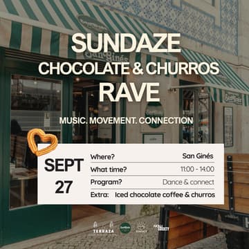 Cover Image for Sundaze Chocolate & Churros Morning Rave
