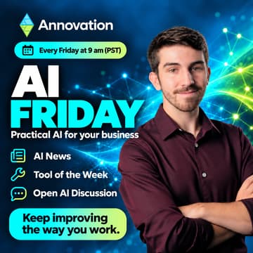 Cover Image for AI Fridays! - Solving business problems with AI