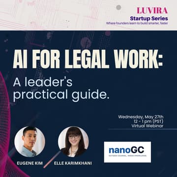 Cover Image for AI for Legal Work