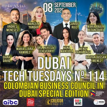 Cover Image for Dubai Tech Tuesdays No. 114 - Colombian Business Council In Dubai Special Edition